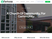 Tablet Screenshot of parkwaybiblechurch.ca